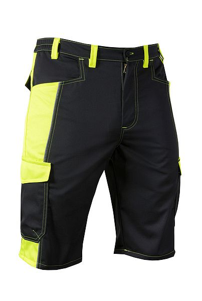 Pánské kraťasy do pásku PRAKTIC HiVis žluté