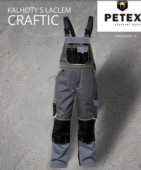Pánské kalhoty s laclem CRAFTIC I. šedo/šedé